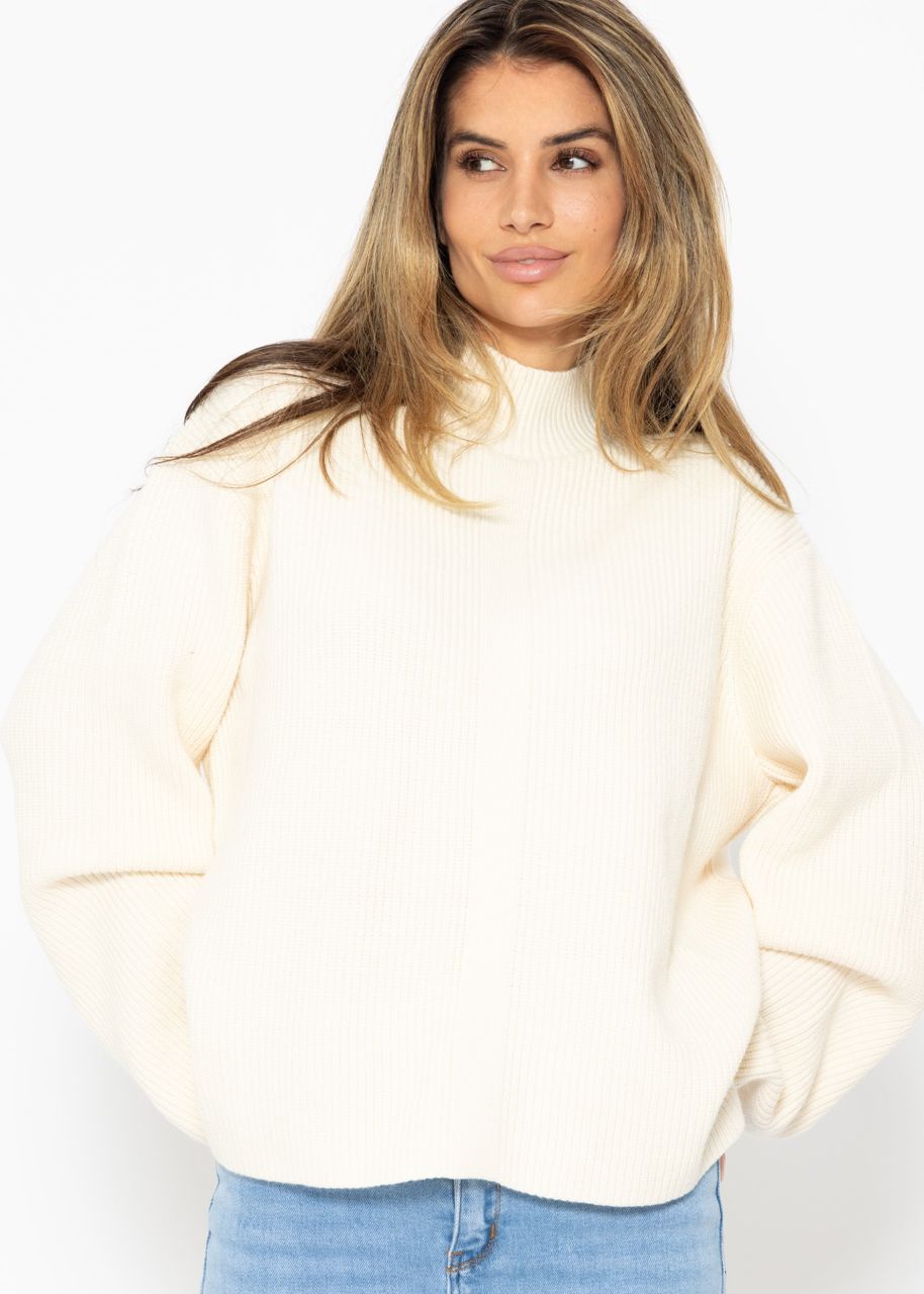 Turtleneck jumper - offwhite