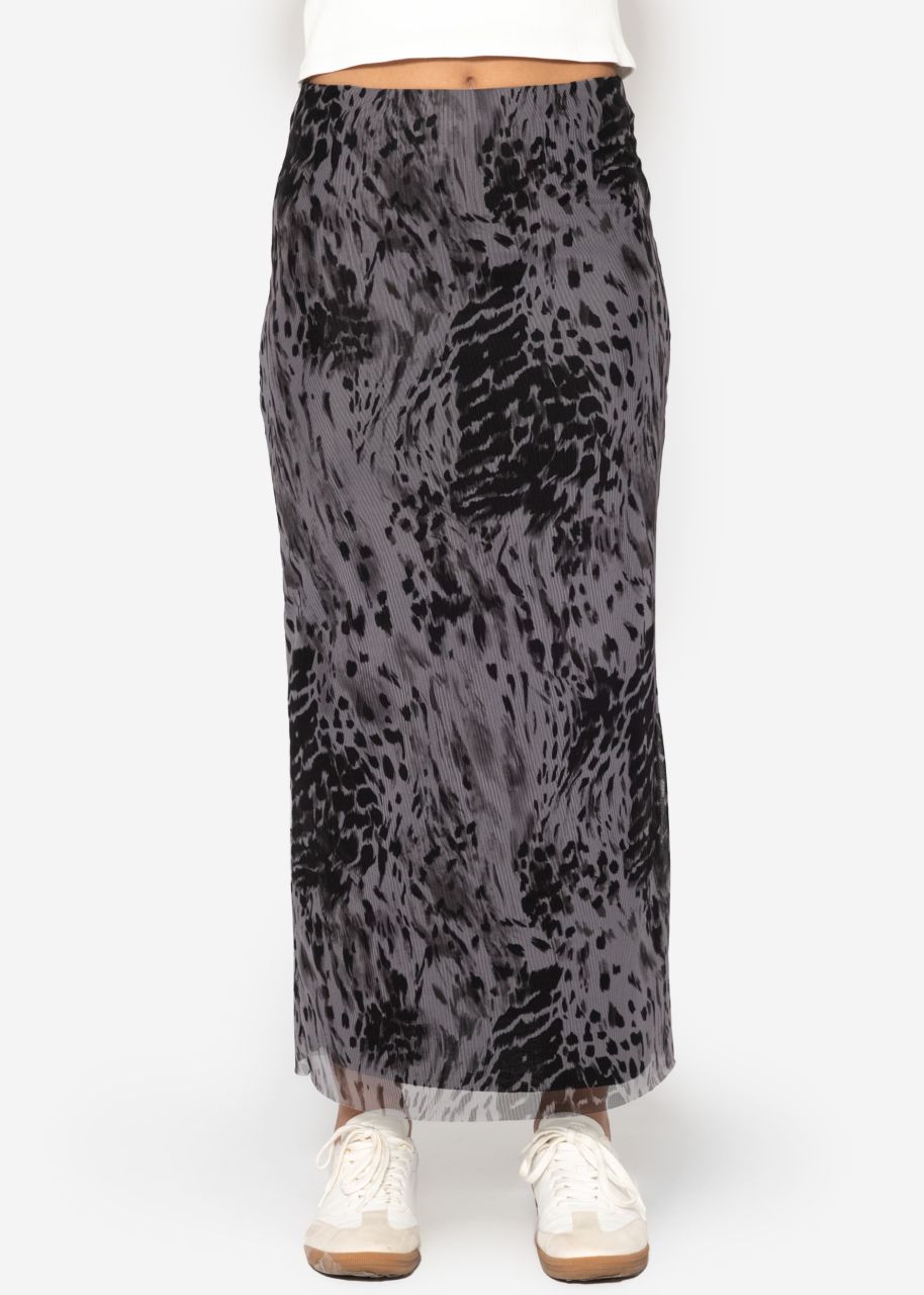Leo mesh skirt - grey