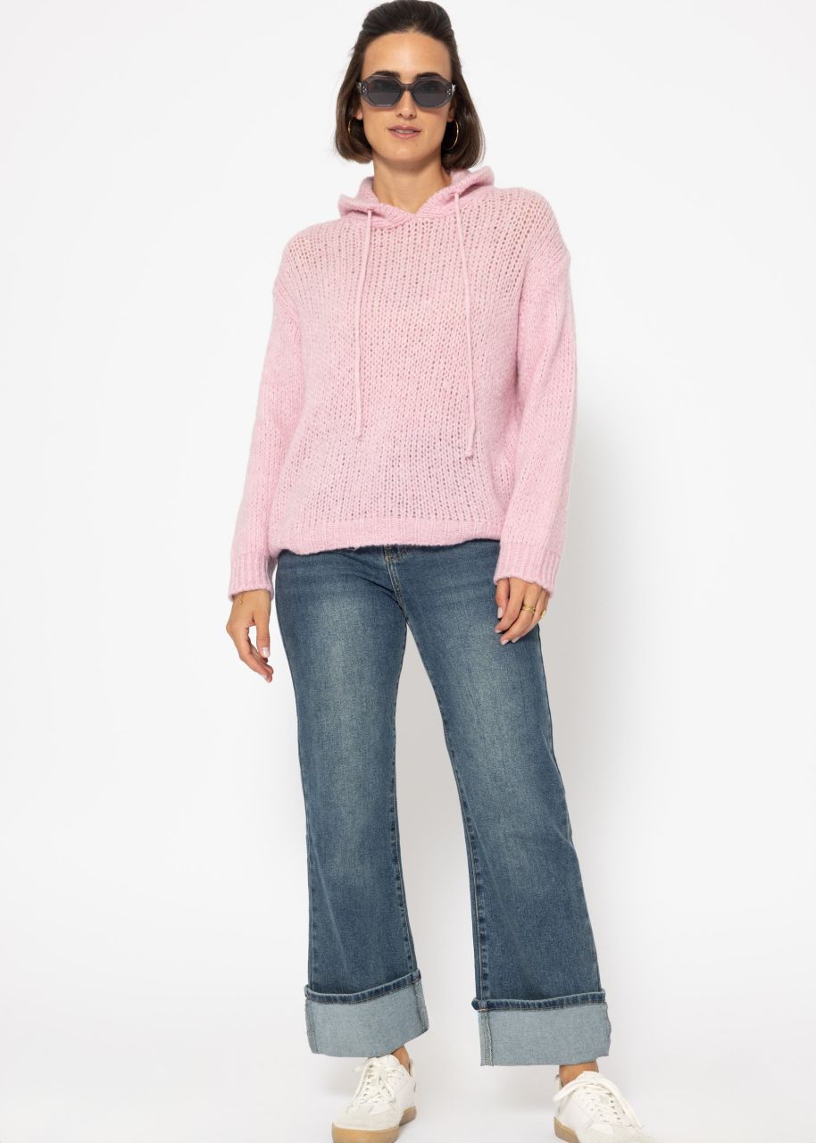 Jumper with hoodie - pink