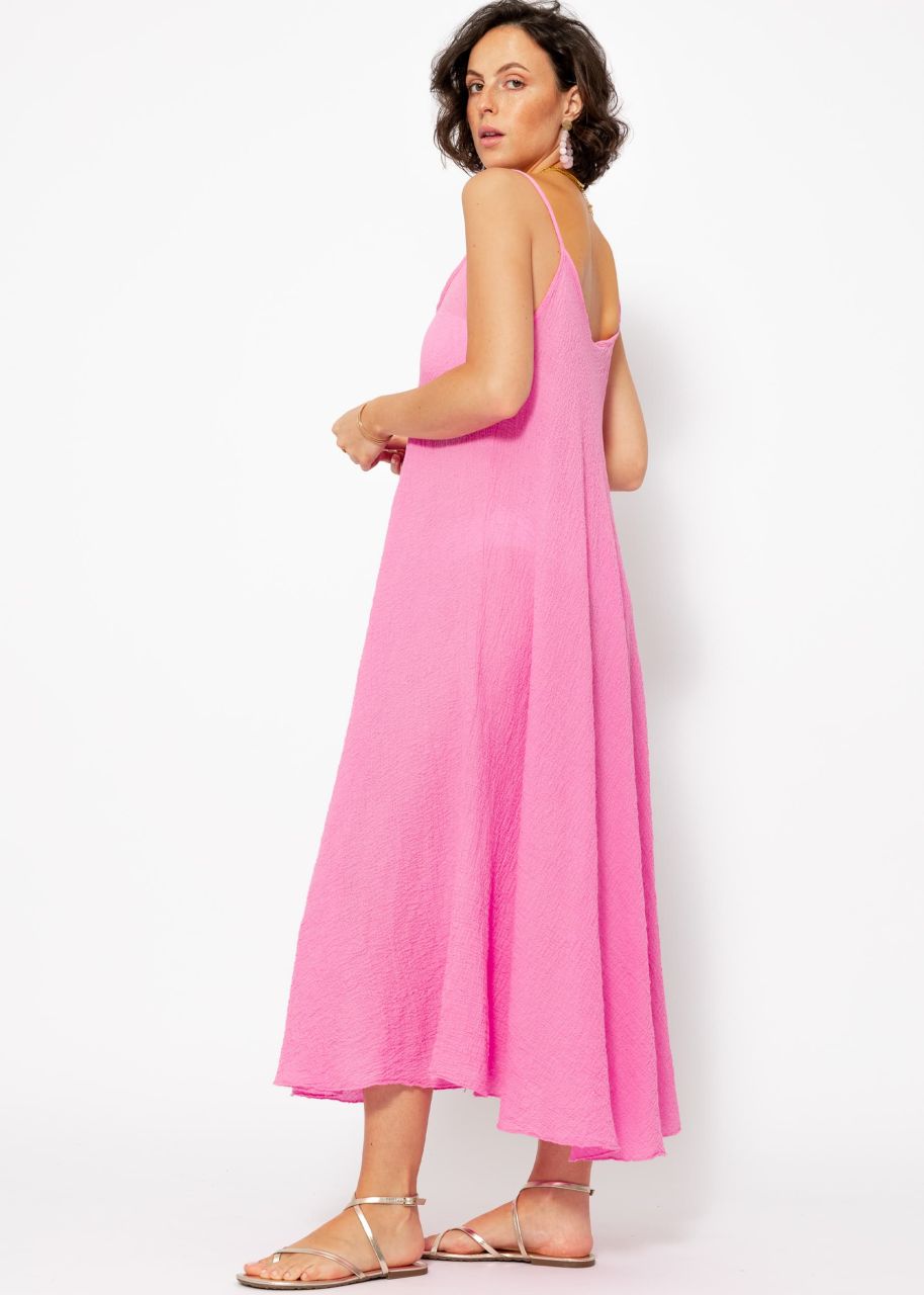 Muslin beach dress - pink