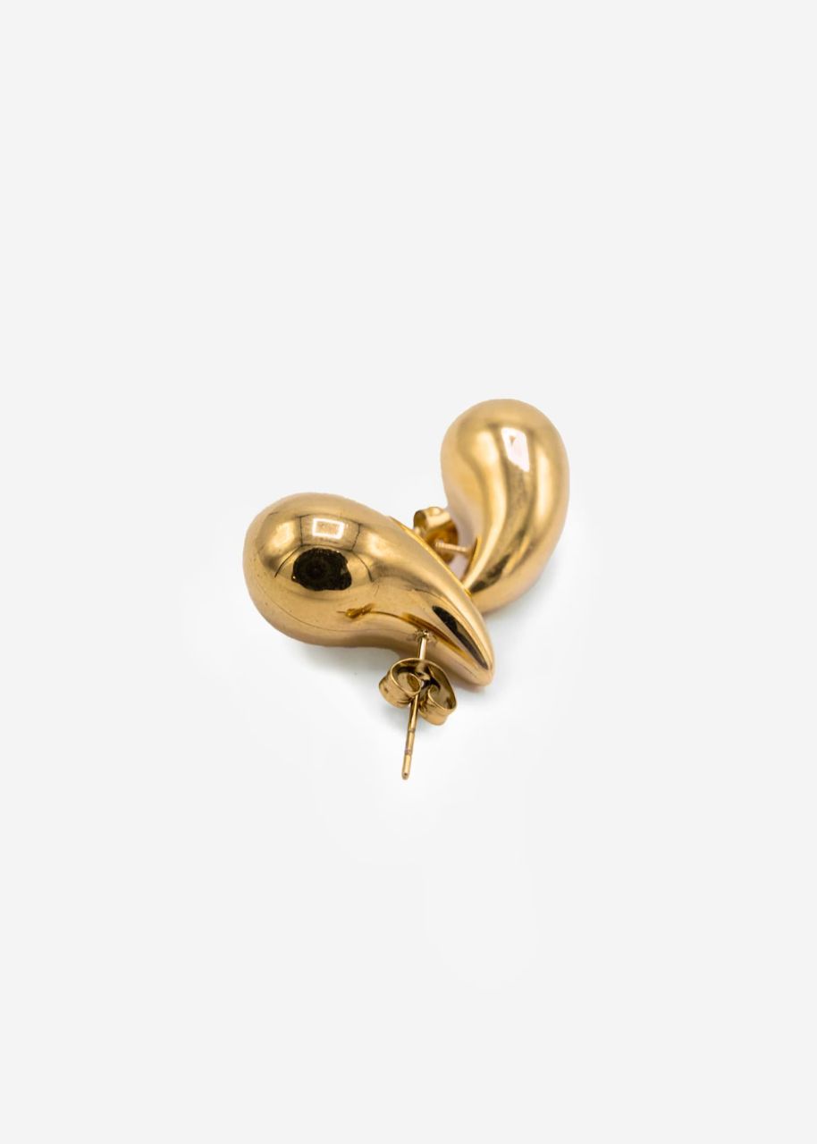 Drops stud earrings - gold