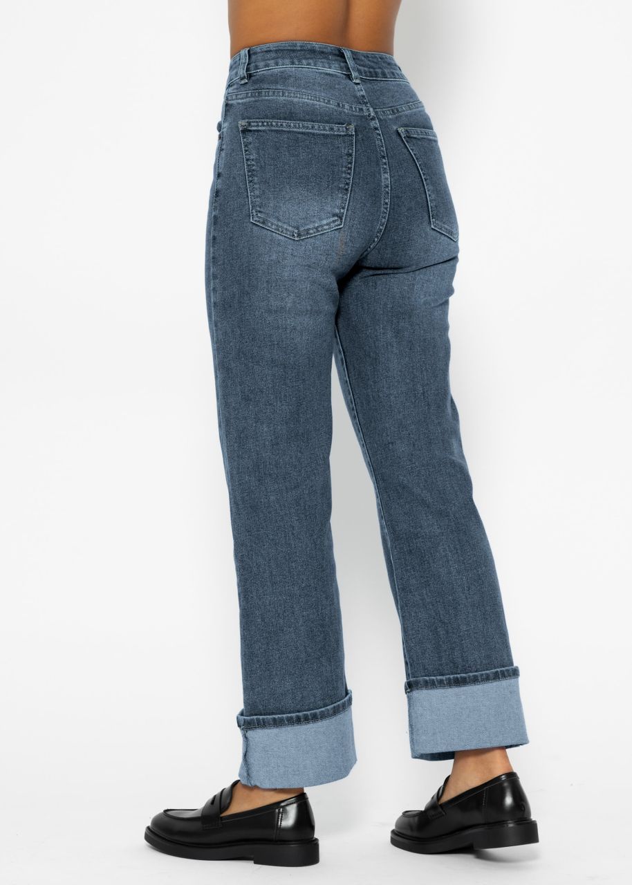 Wide leg jeans - medium blue