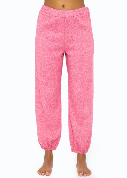 Super soft jersey jogging trousers - pink