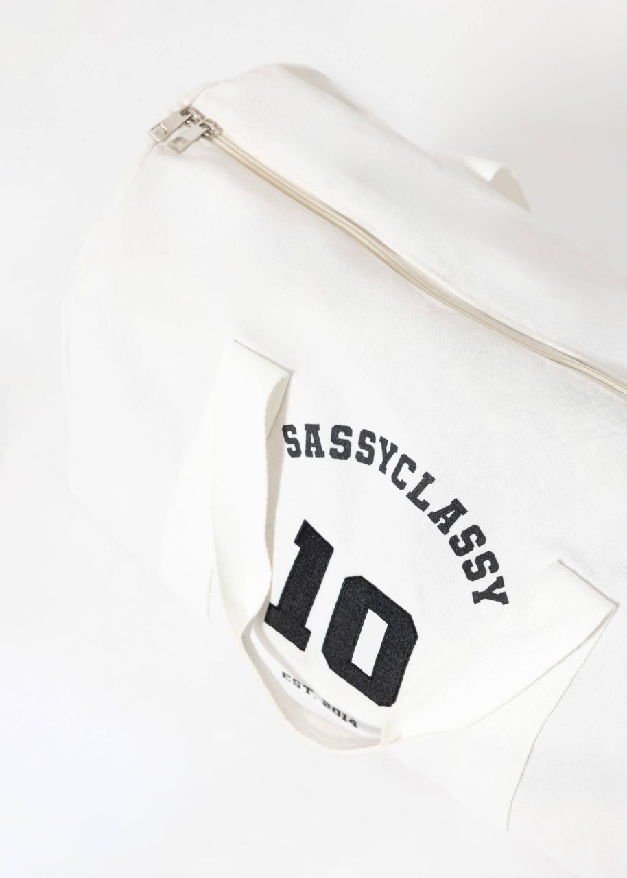 COLLEGE BAG - offwhite