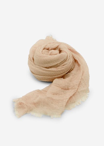 Muslin scarf, beige