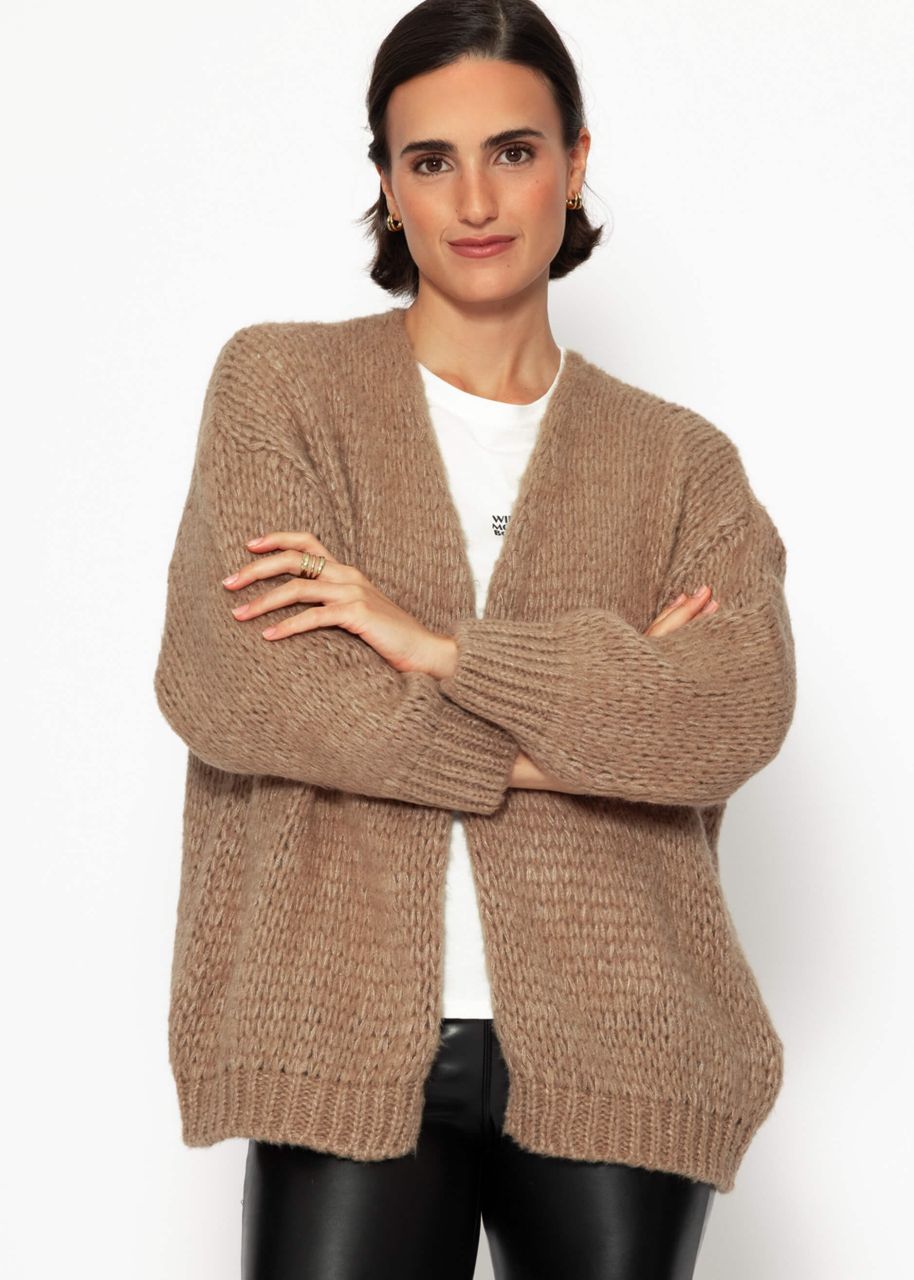 Oversize cardigan - brown