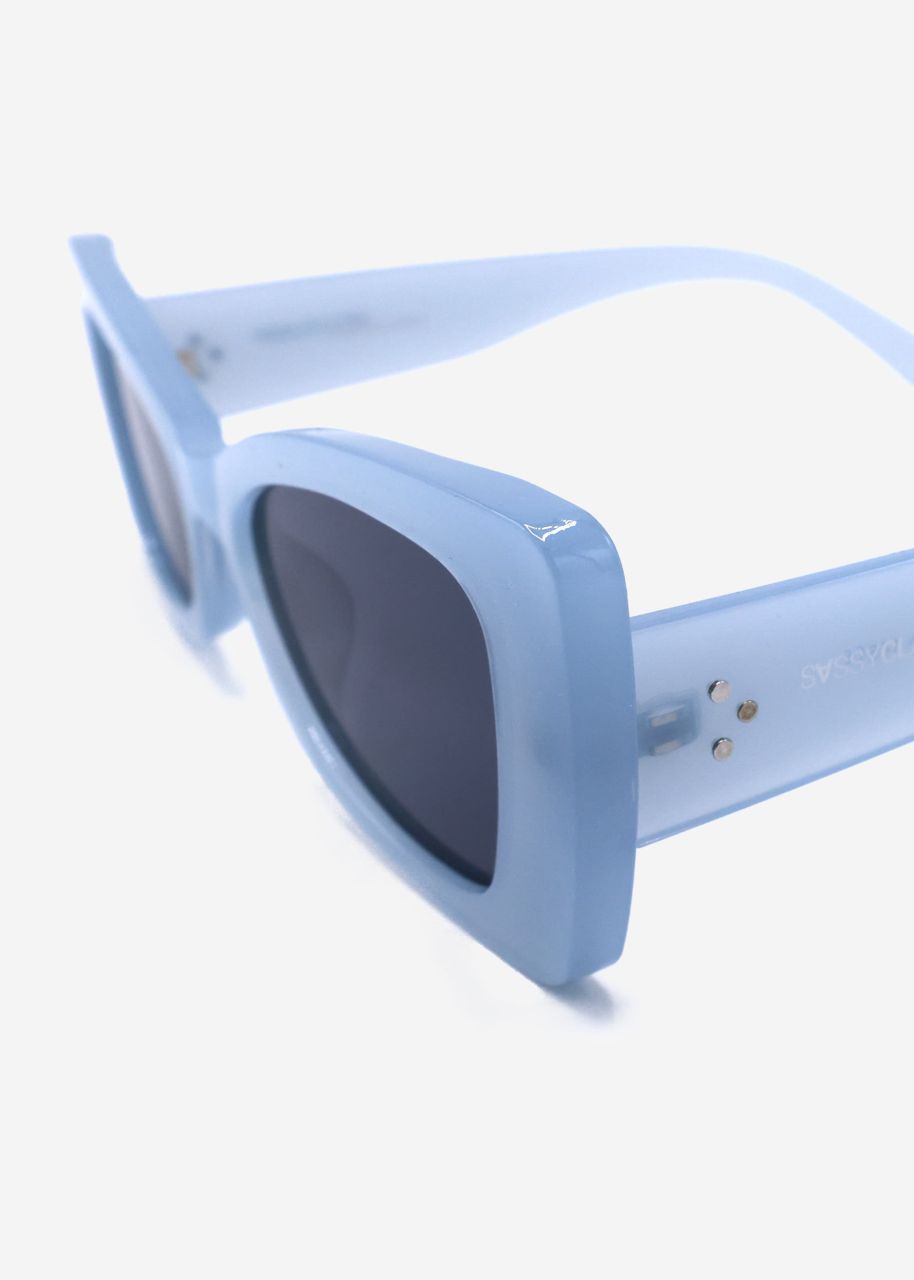 Square sunglasses - light blue