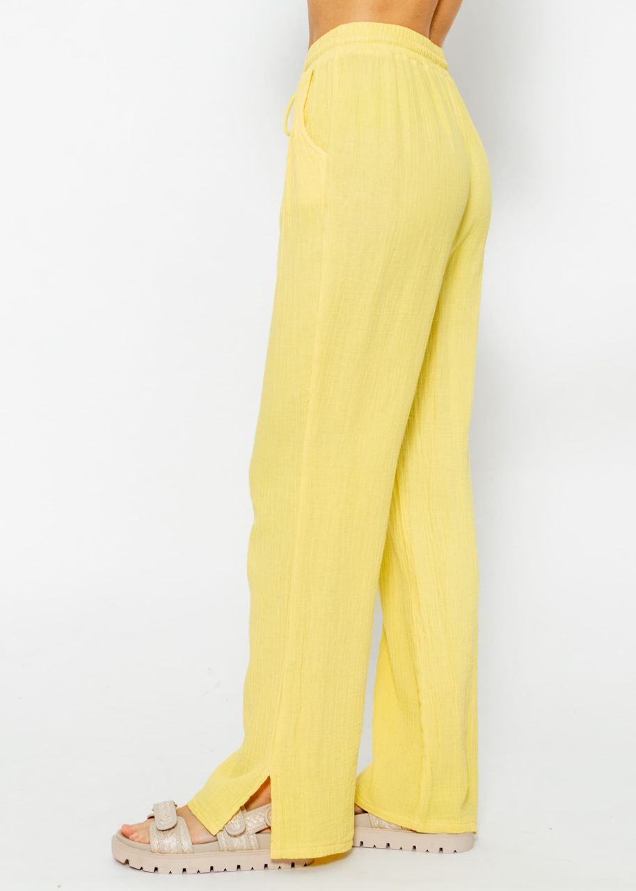 Muslin Pants, yellow