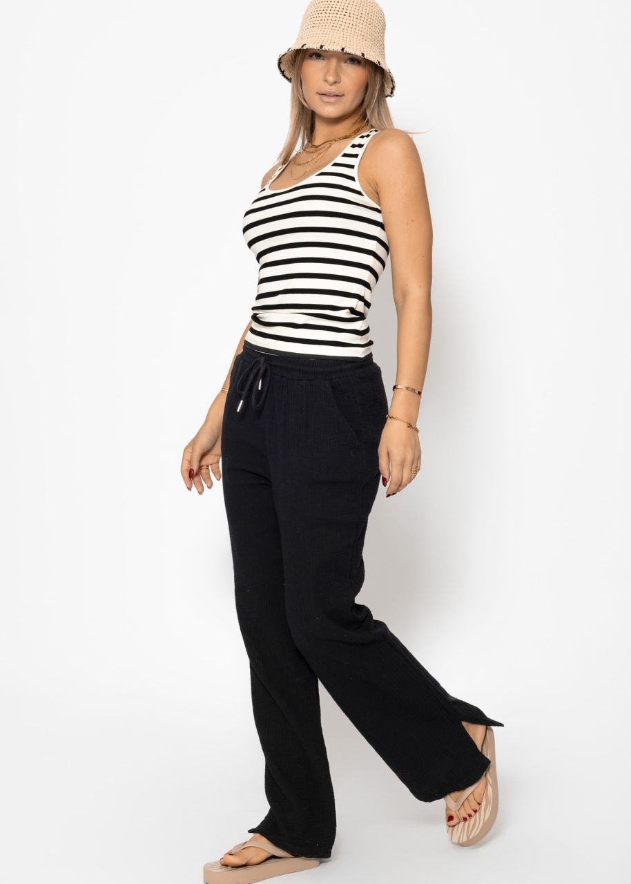 Muslin Pants, black
