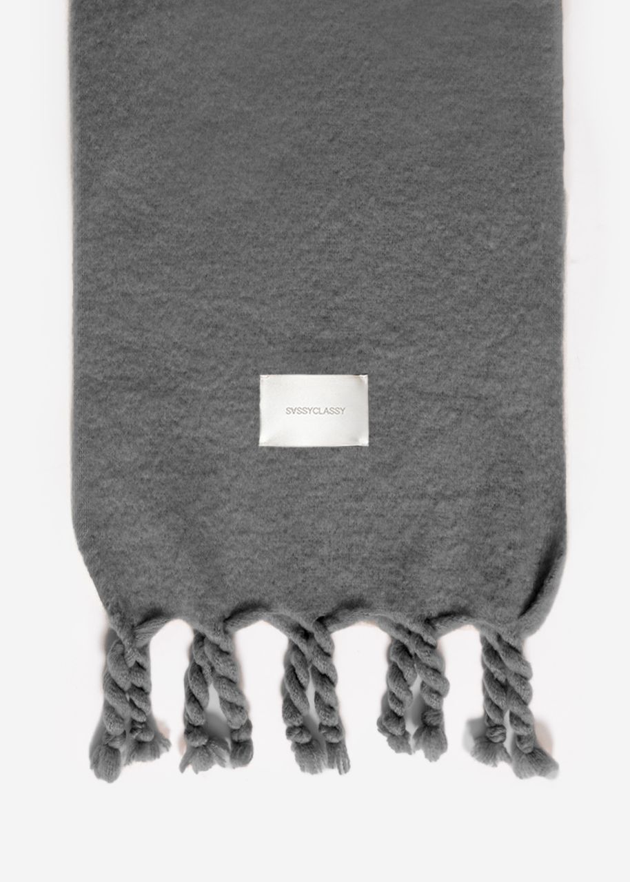 Fluffy scarf - grey