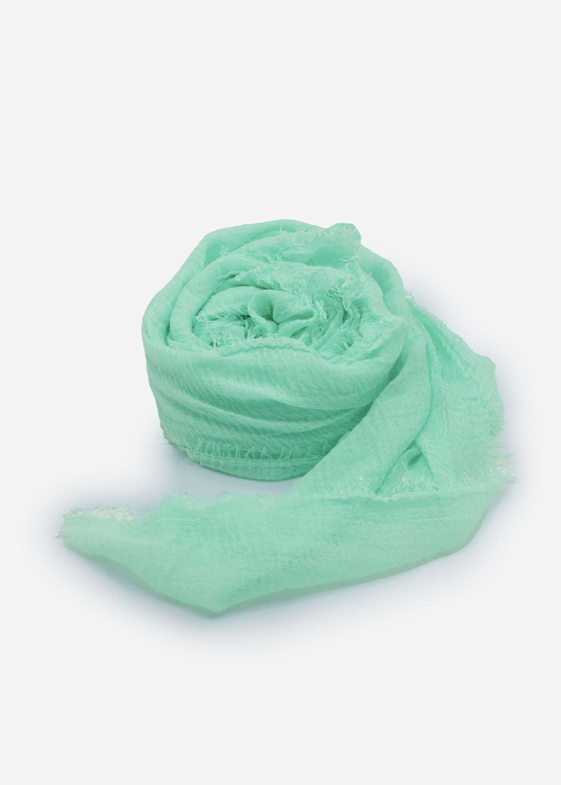 Muslin scarf - aquamarine