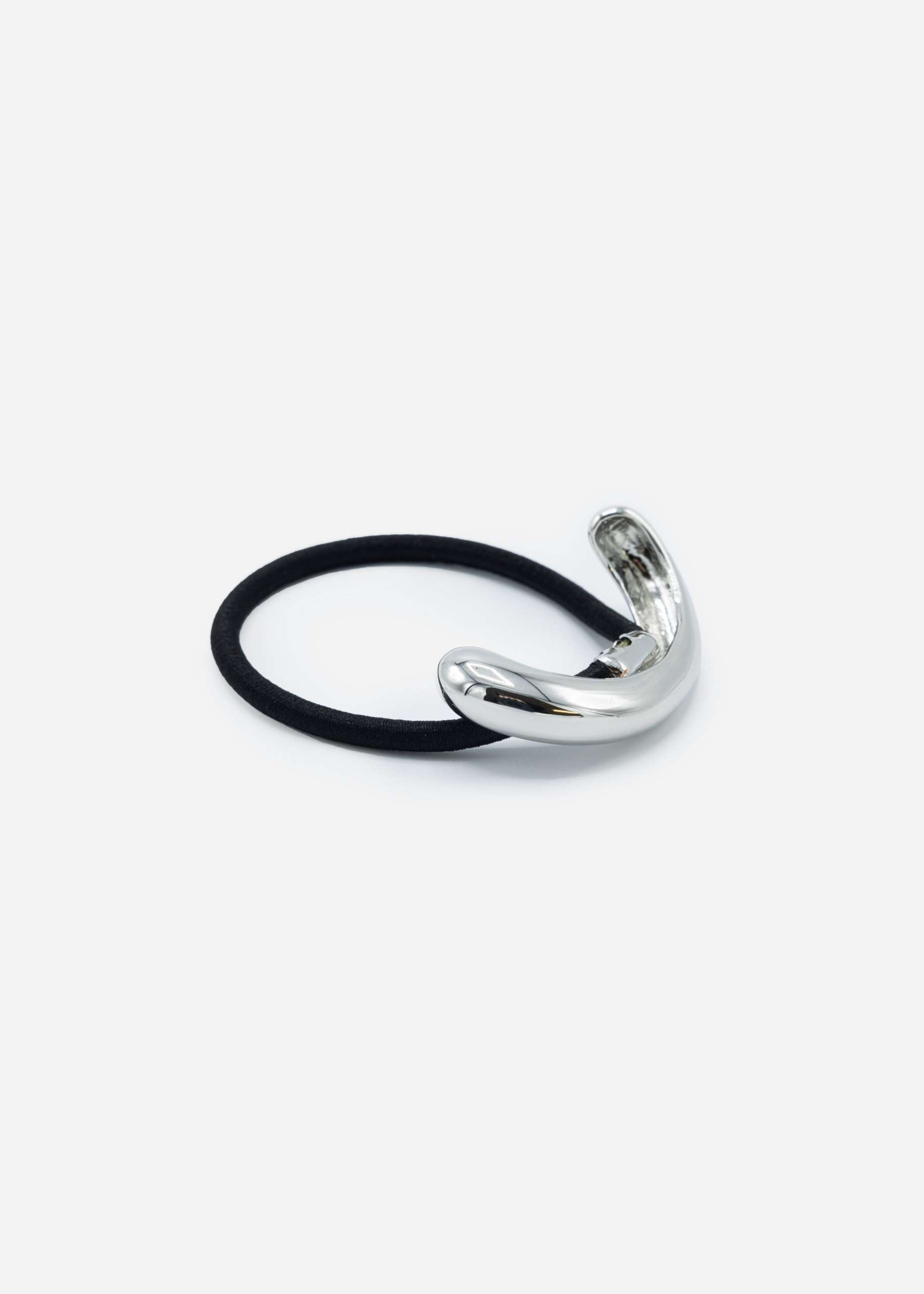 Hair tie - silver