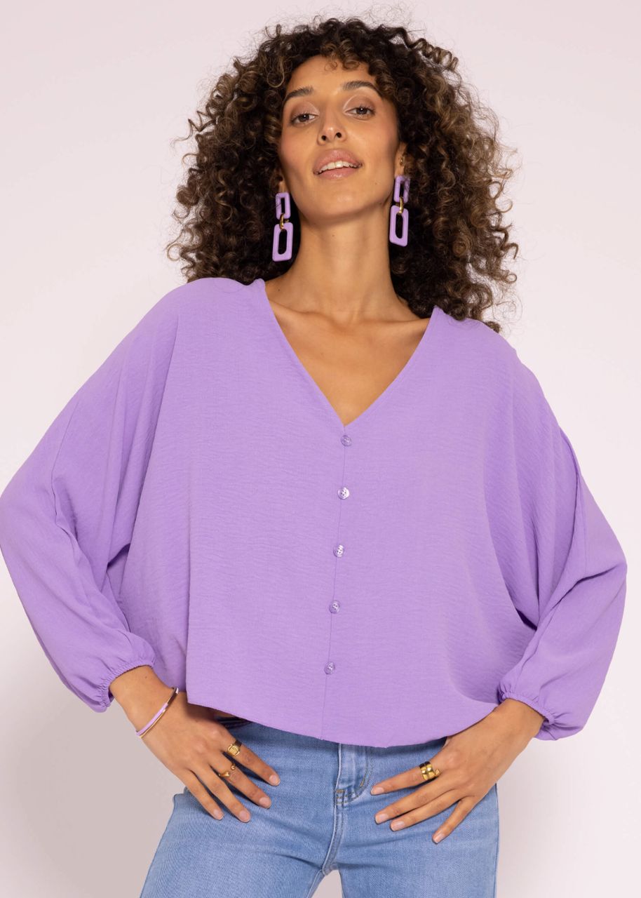 Flowing oversize top, lilac