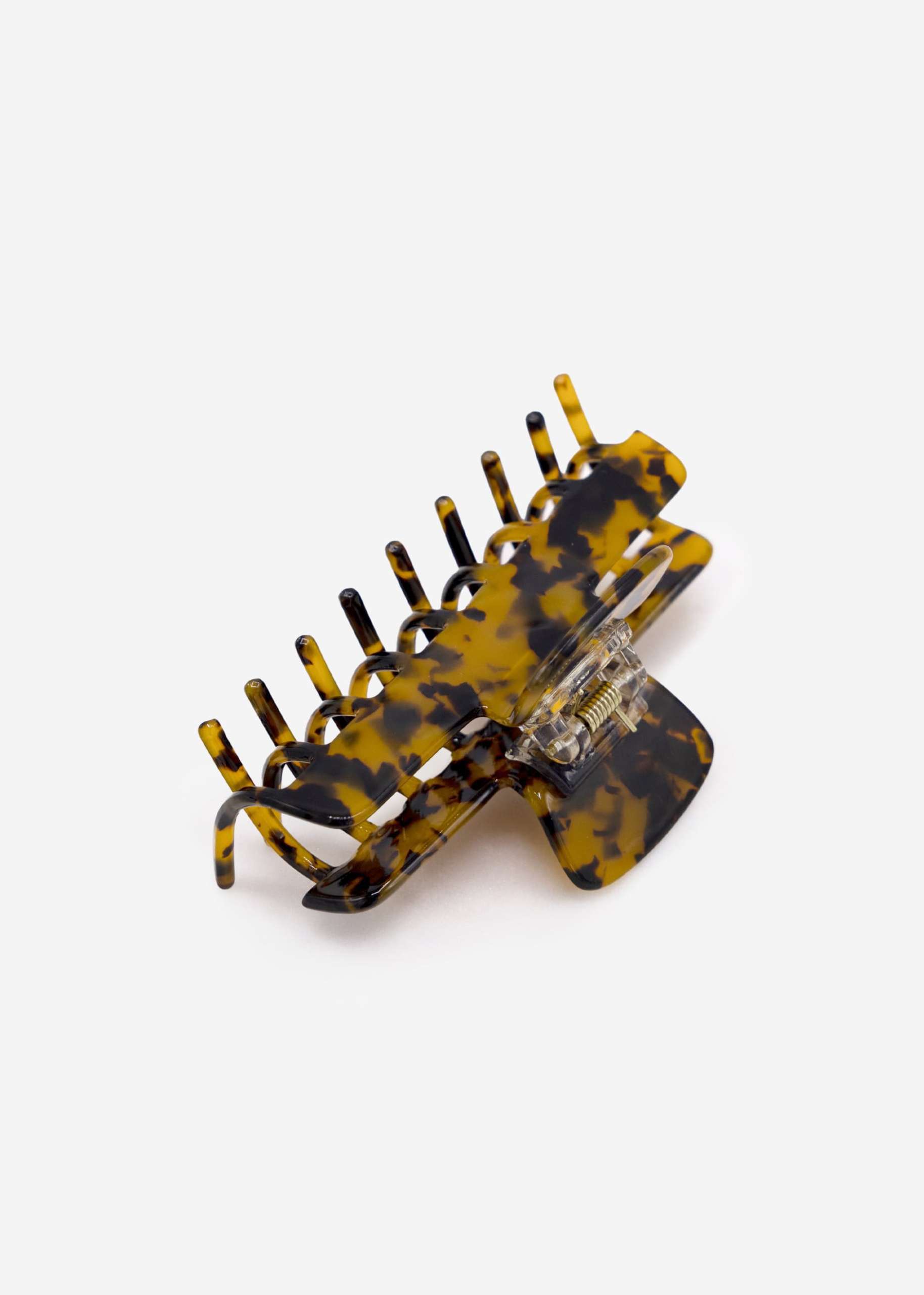 Hair clip in tortoise shell look, brown