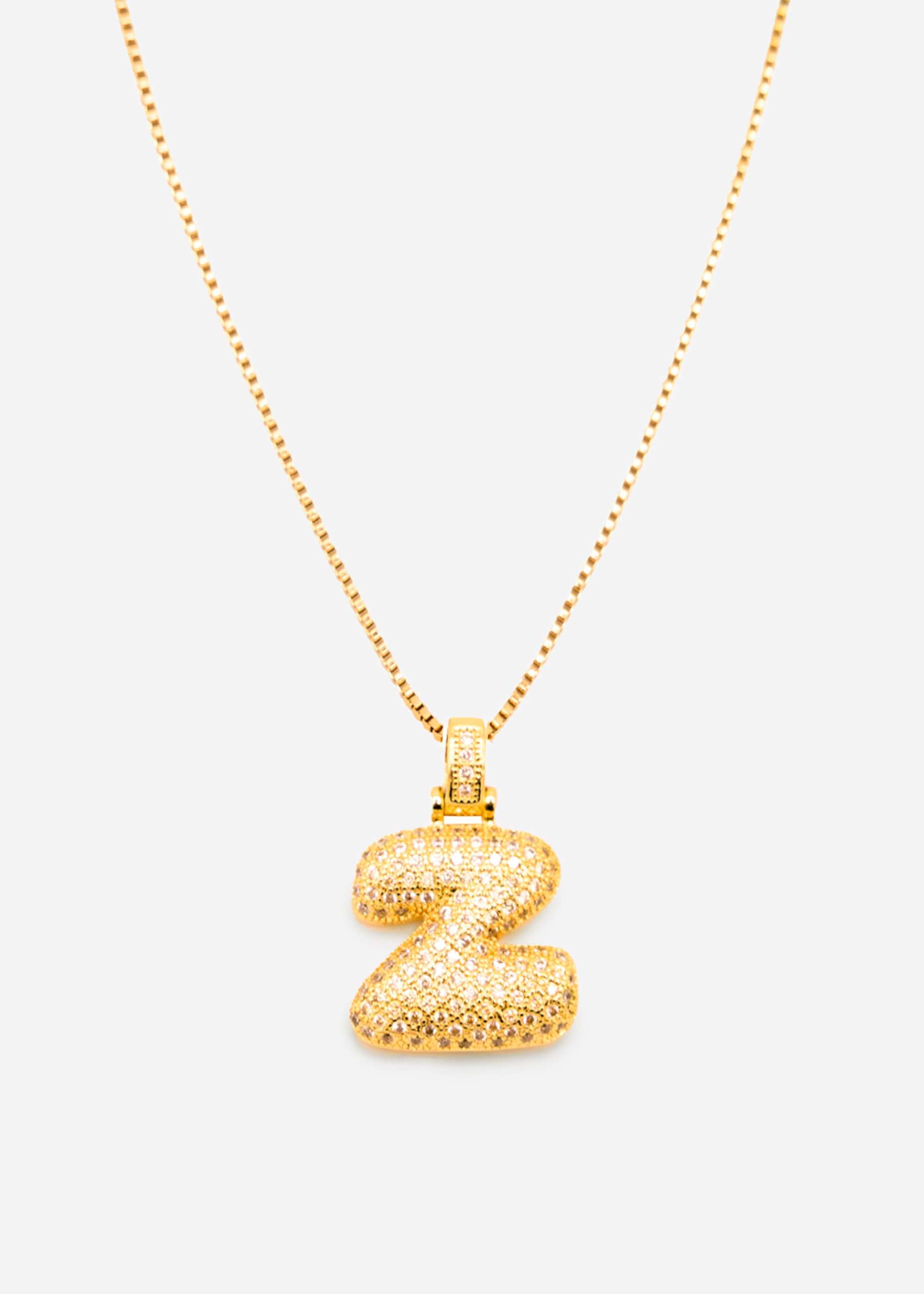 Letter chain - Z - gold