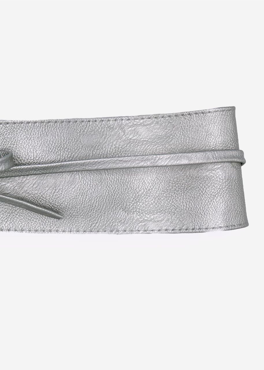 Tie belt, silver