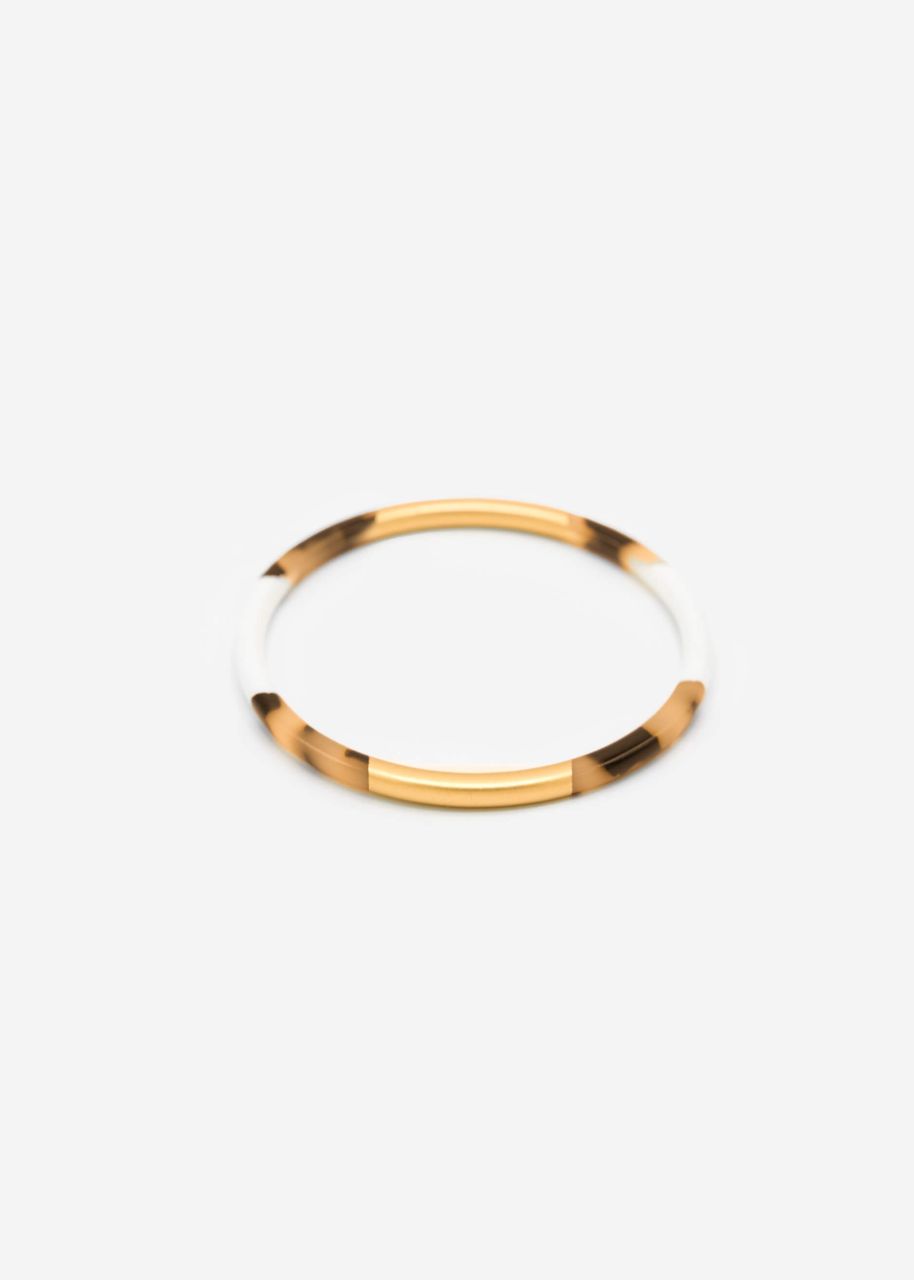 Bangle - gold-white