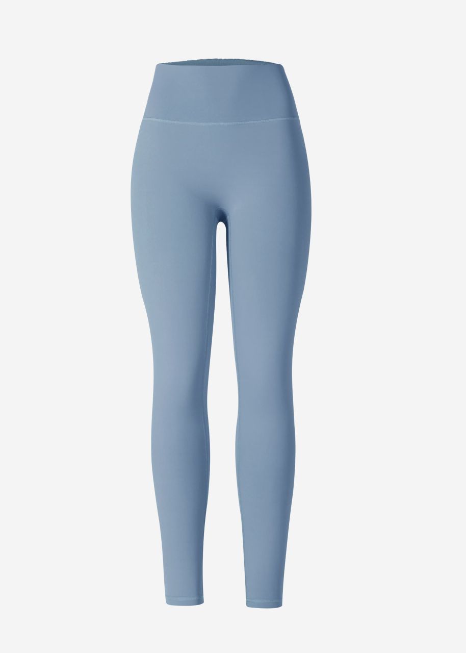 High waist sports leggings - blue