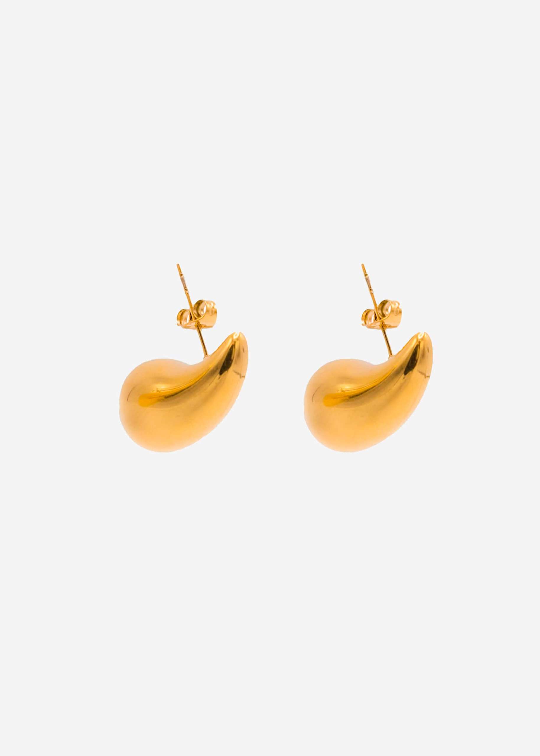 Drops stud earrings - gold