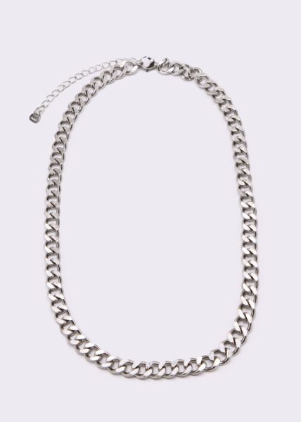Coarse link chain, silver