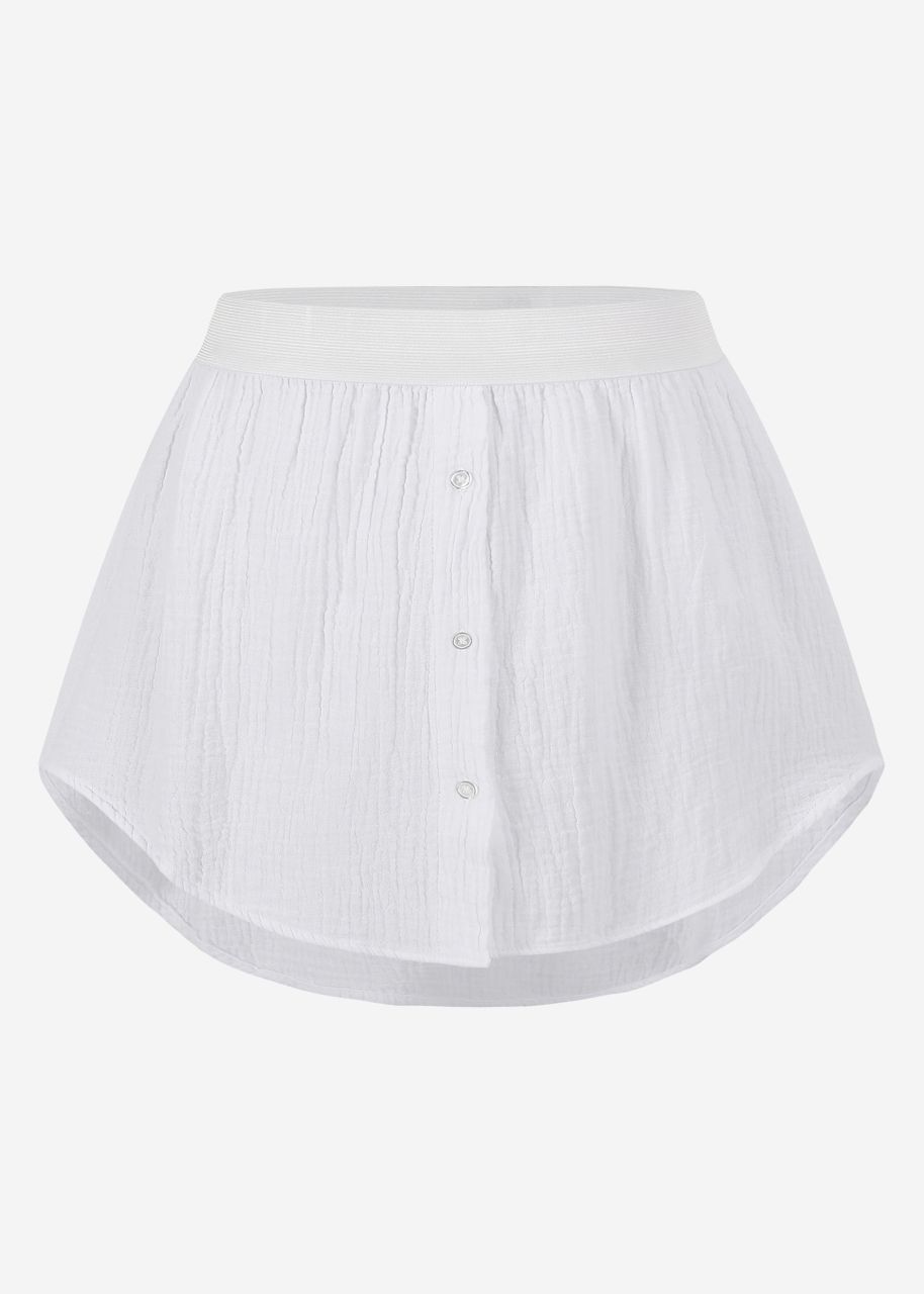 Muslin blouse skirt - white