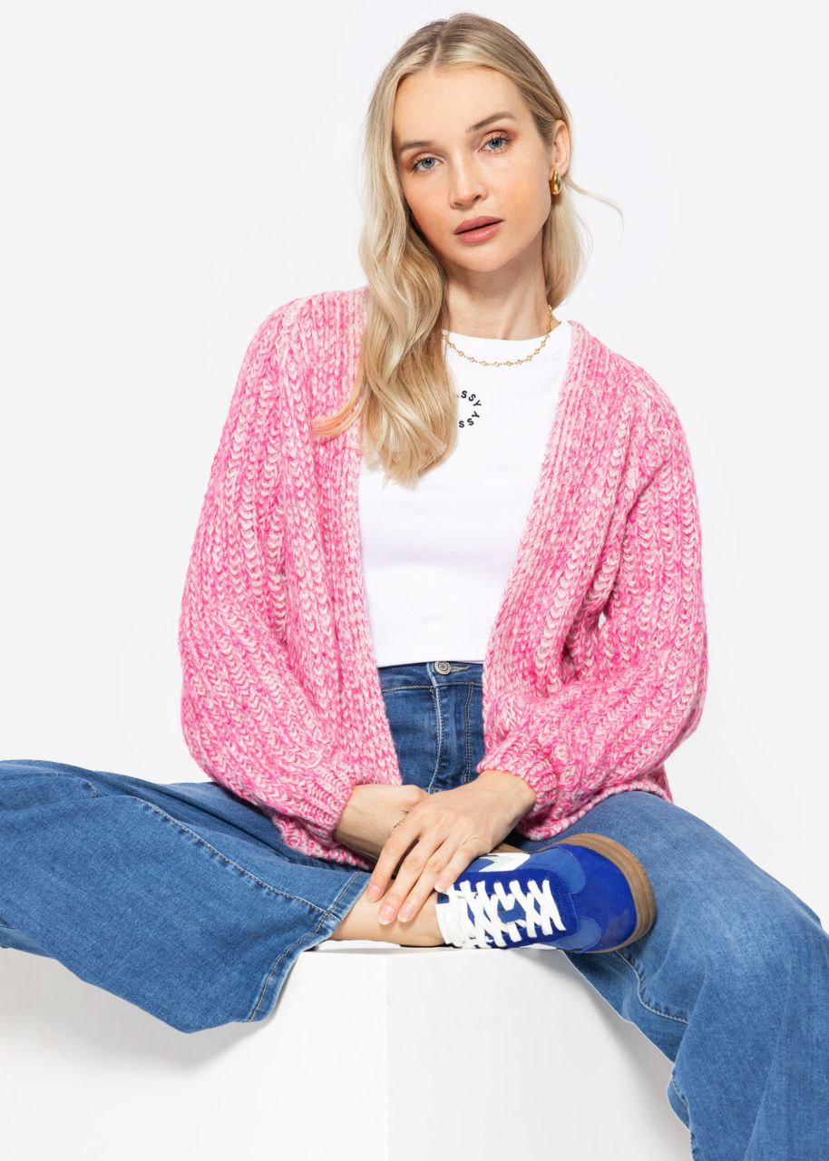 Raglan cardigan - pink