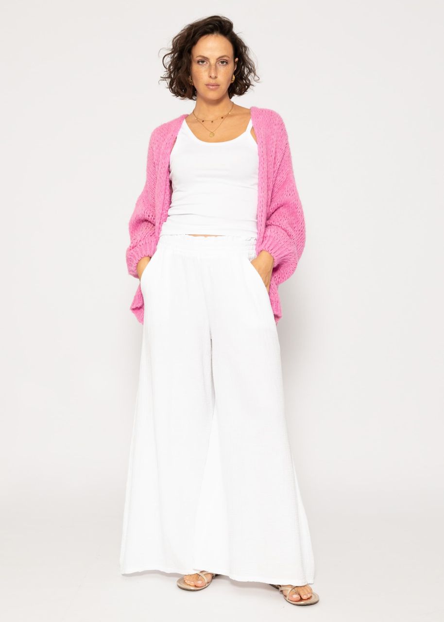 Oversize cardigan, pink