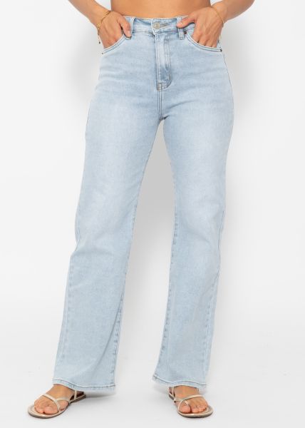 Straight leg jeans - light blue