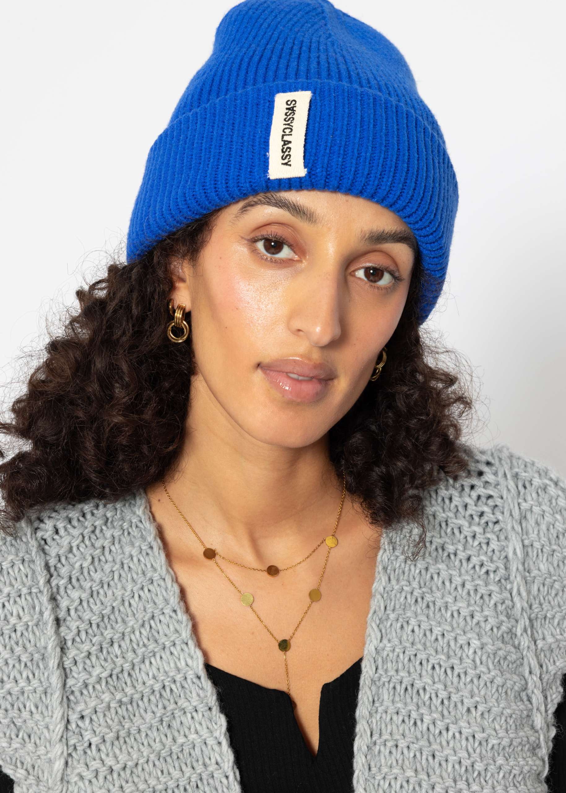 SASSYCLASSY Beanie - royal blue