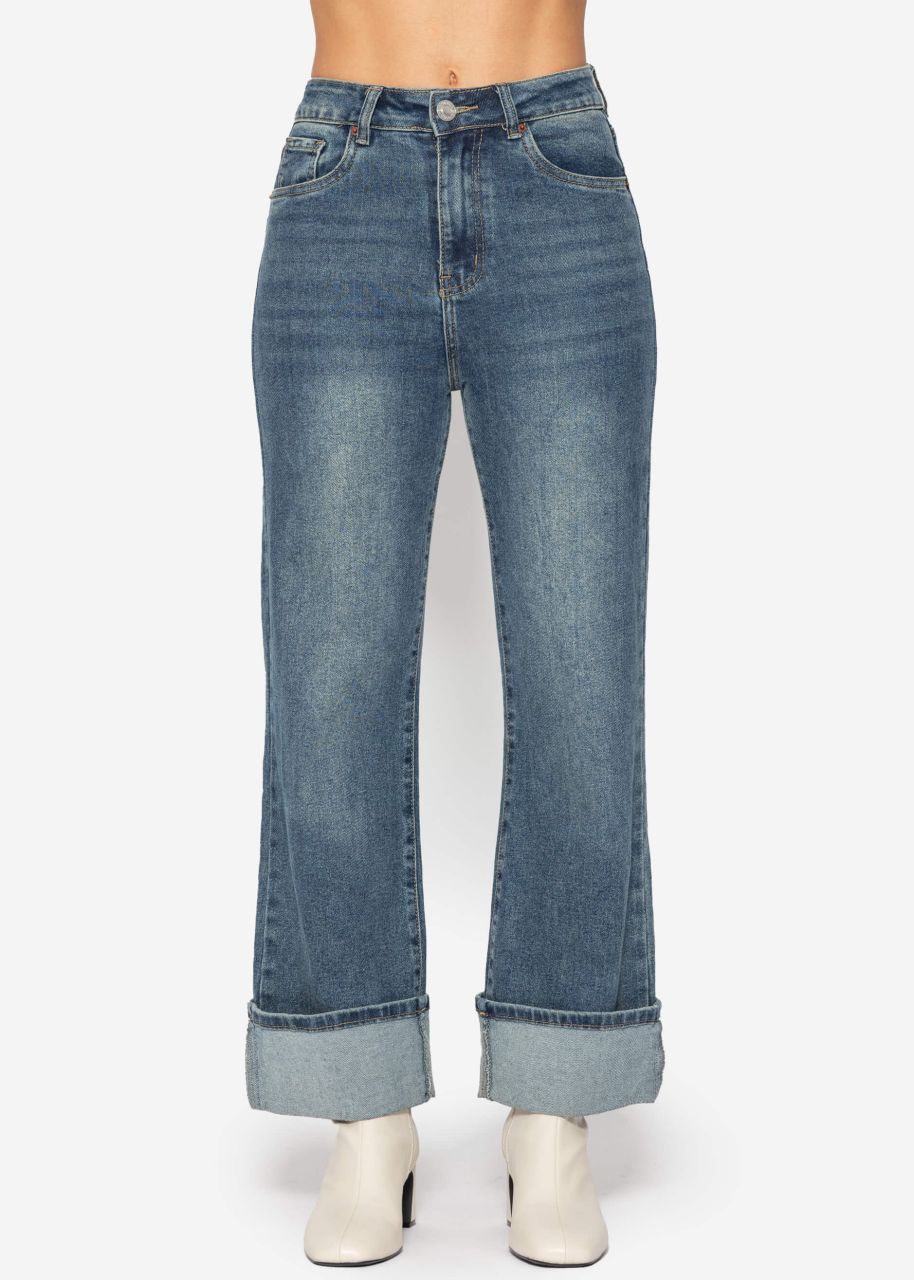 Wide leg jeans - medium blue