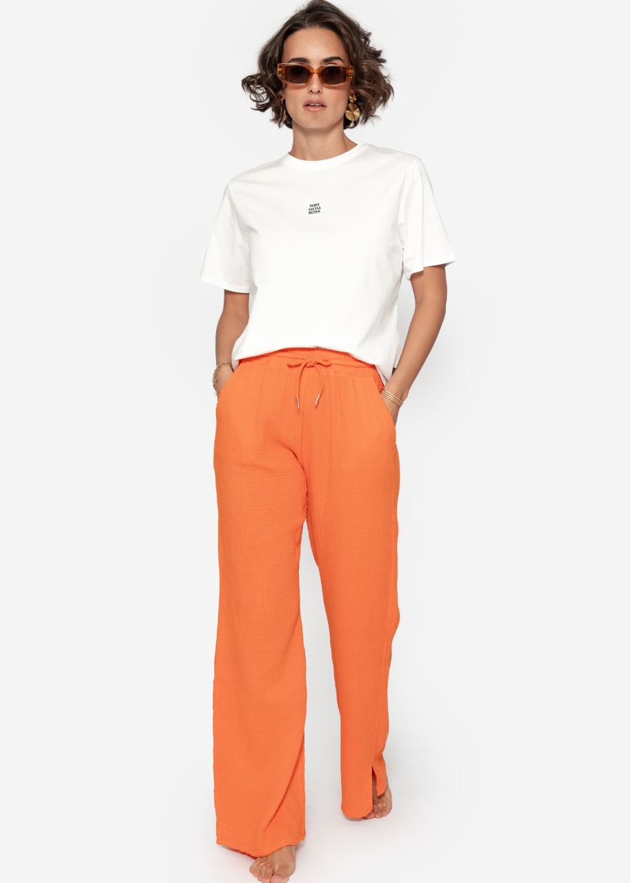 Muslin Pants, orange